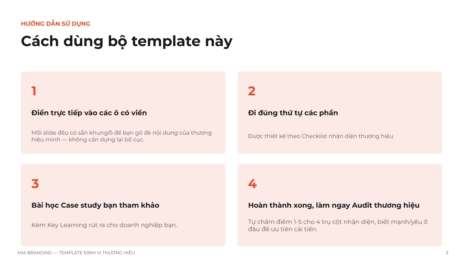 Template Nhận Diện & Trải Nghiệm Thương Hiệu (Brand Identity & Experience)