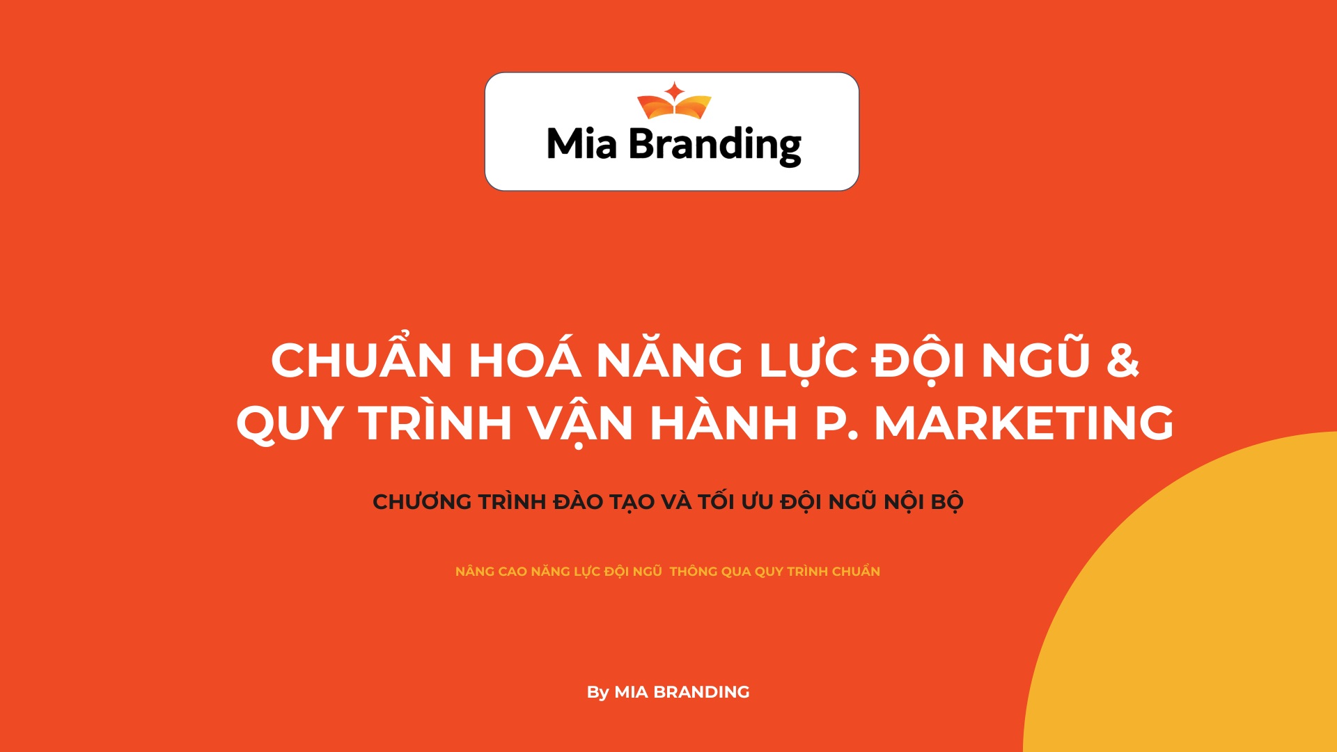 Team Capacity & SOP (Chuẩn Hoá Năng Lực Đội Ngũ & Quy Trình Vận Hành)